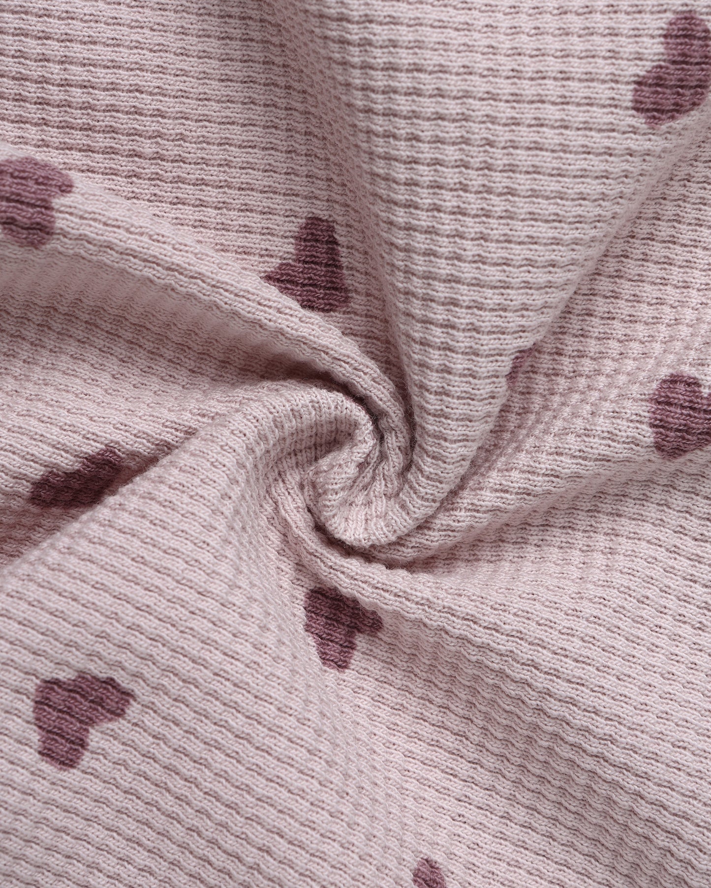 WAFFLE SLOUCH SET || HEARTS