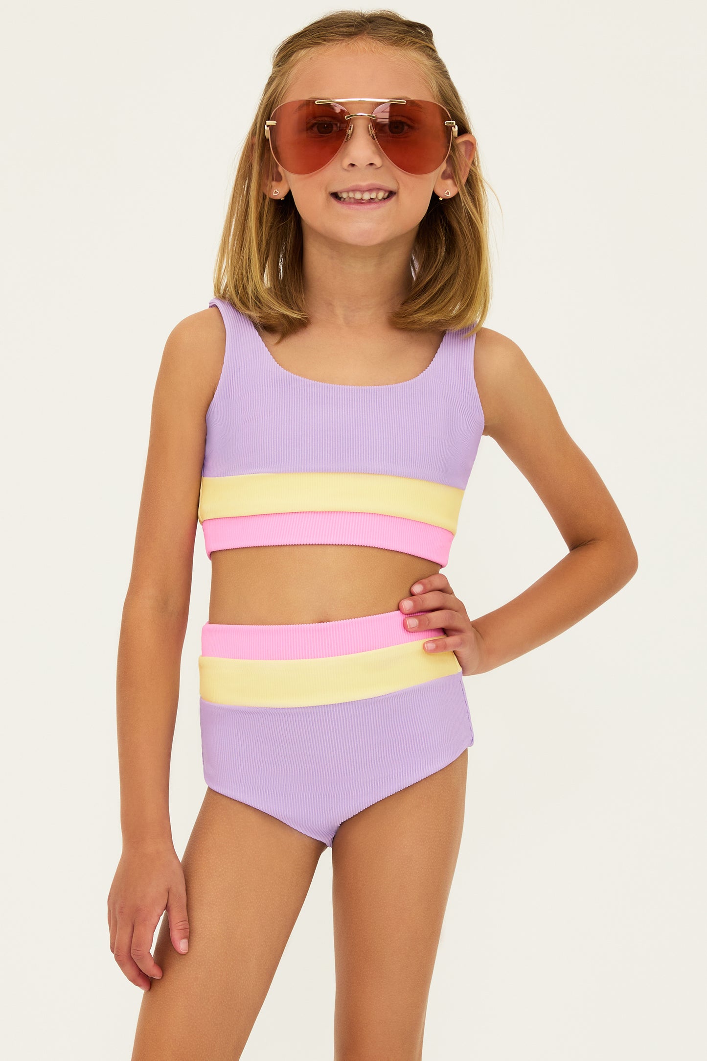 Little Mackenzie/Heidi Set | Sublime Spring Colorblock