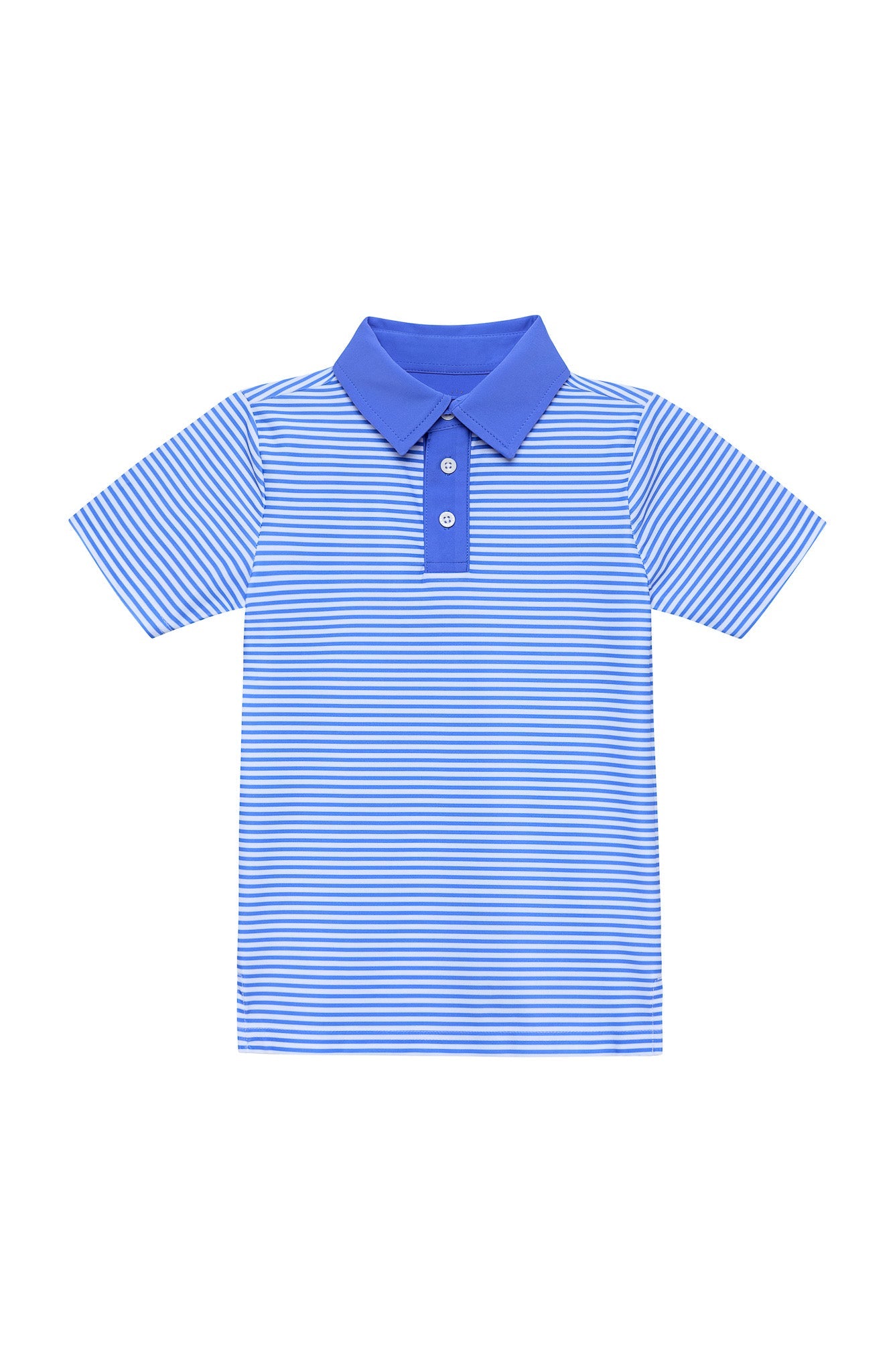 SKY BLUE THIN STRIPE POLO SHIRT