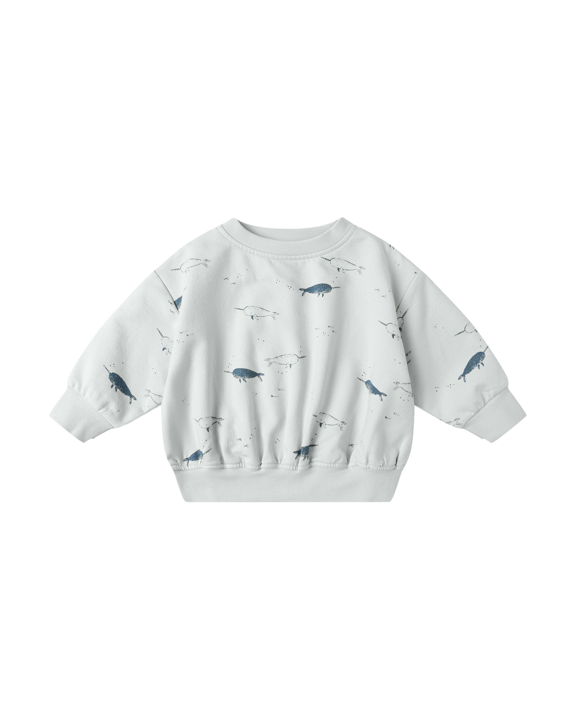 RELAXED FLEECE SWEATSHIRT || NARWHALS