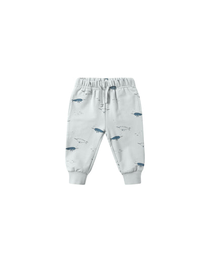 RELAXED FLEECE SWEATPANT || NARWHALS