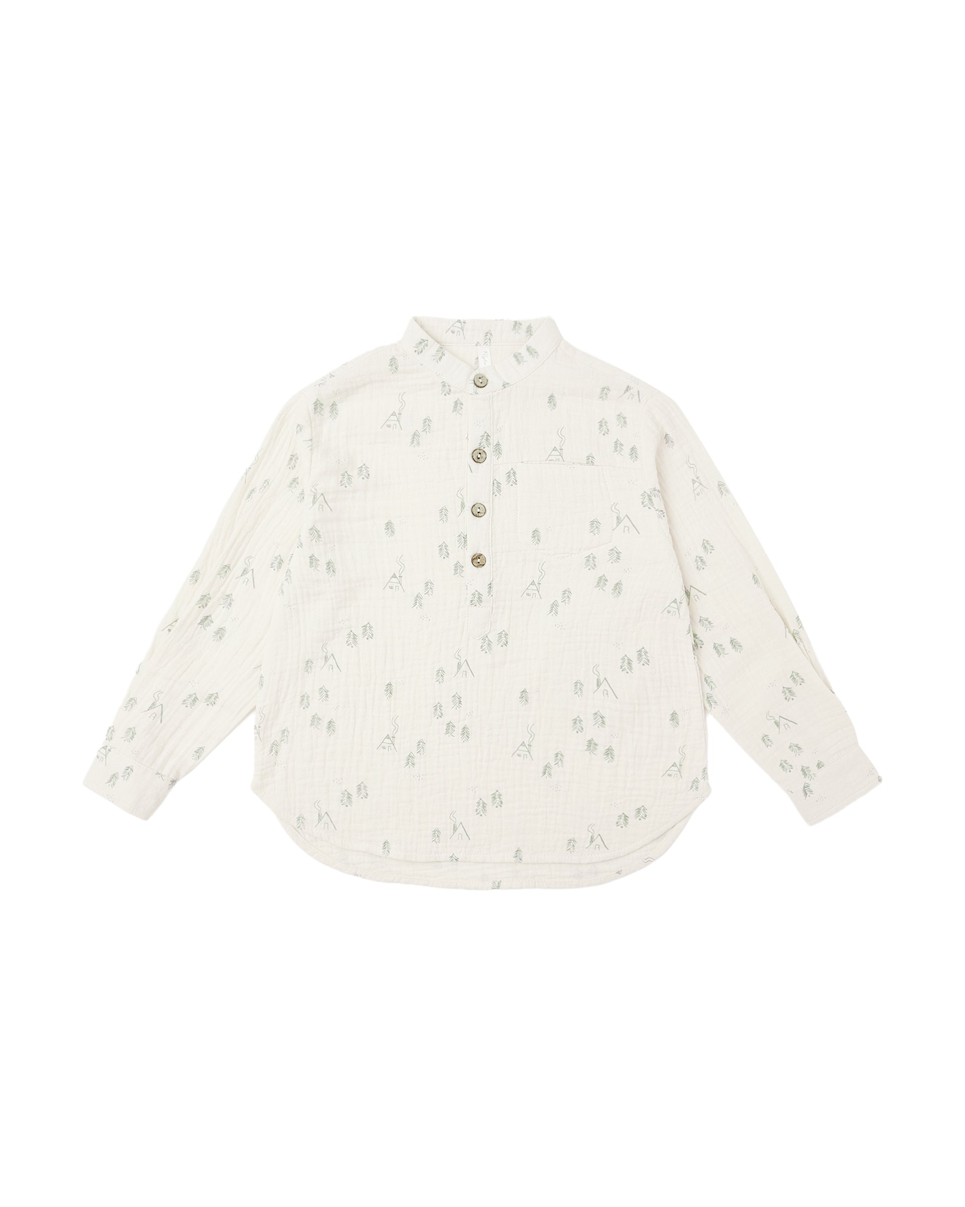 LONG SLEEVE MASON SHIRT || WOODS