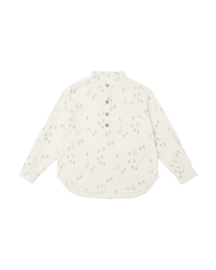 LONG SLEEVE MASON SHIRT || WOODS