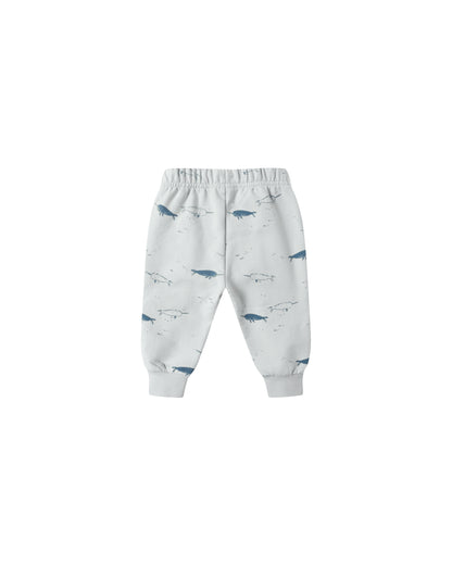 RELAXED FLEECE SWEATPANT || NARWHALS