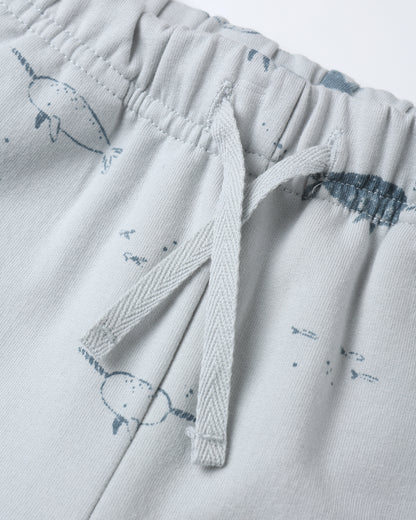 RELAXED FLEECE SWEATPANT || NARWHALS