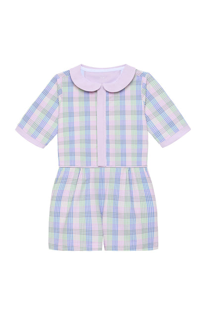 SPRING GINGHAM ROMPER