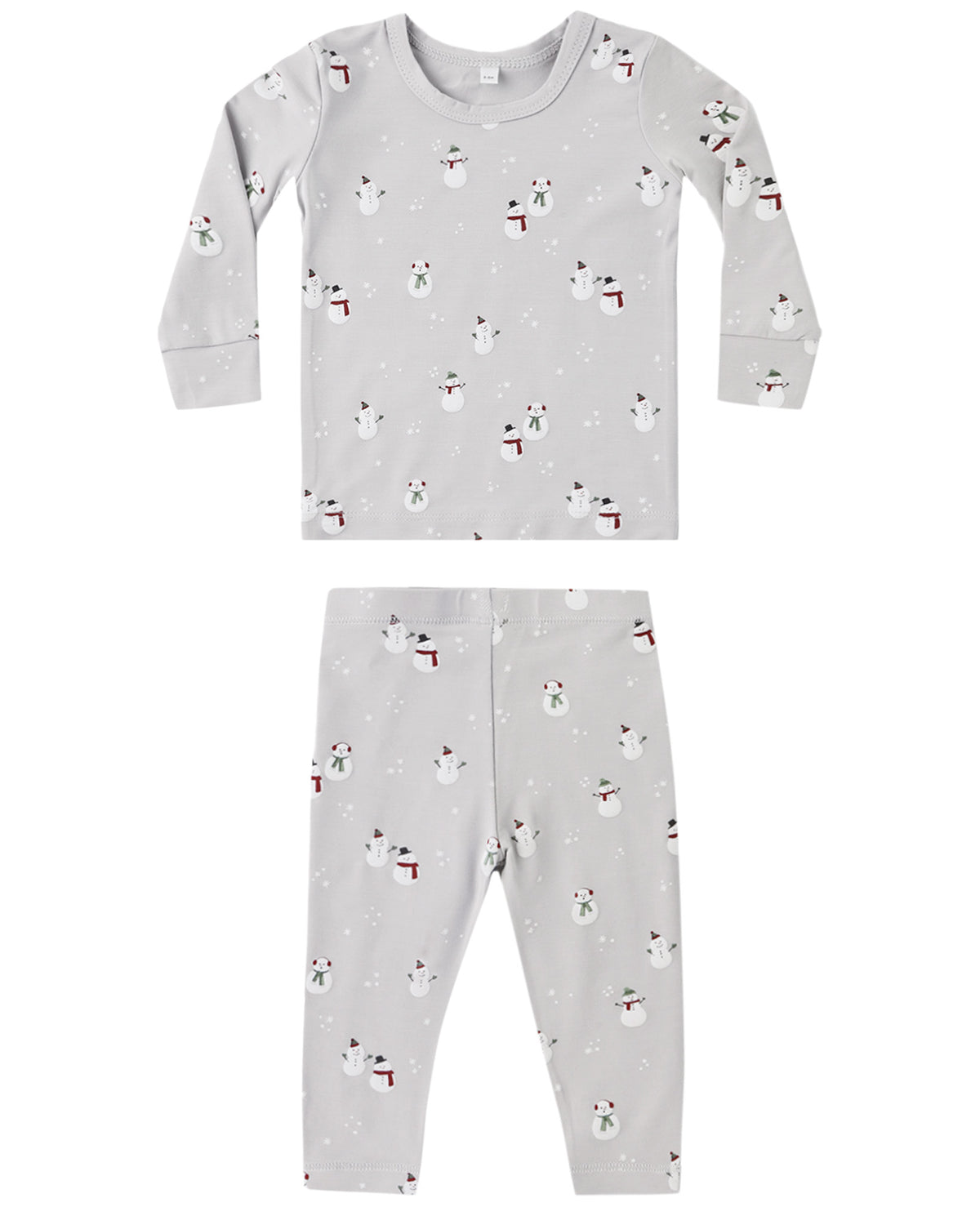 BAMBOO PAJAMA SET SNOWMAN