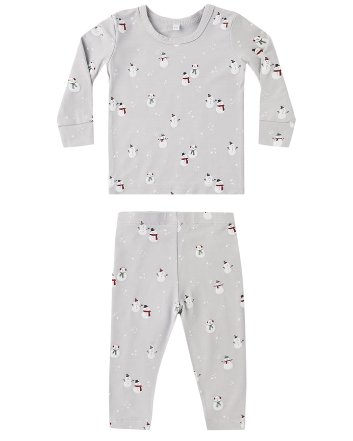 BAMBOO PAJAMA SET SNOWMAN