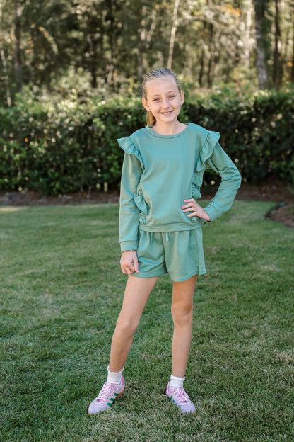 Magnolia Sweatshirt | Greenfield Green