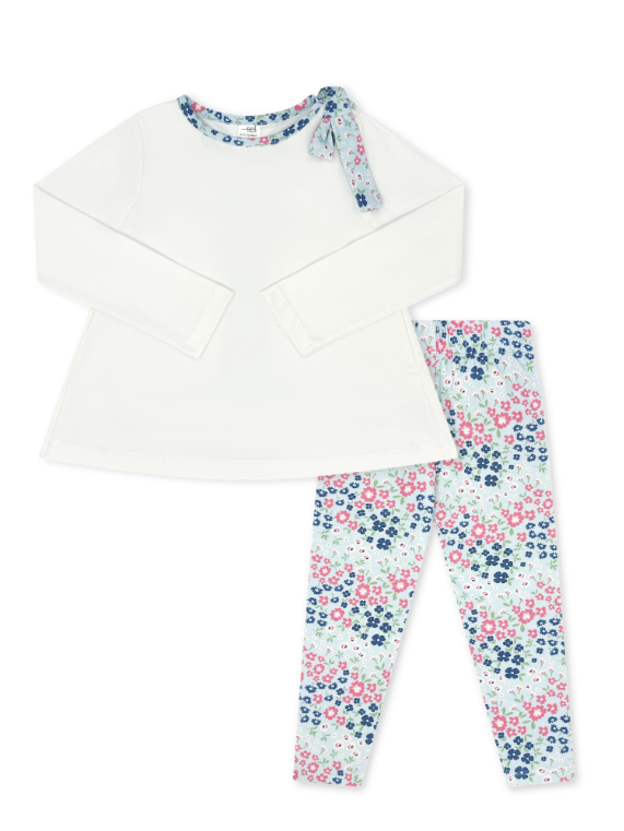 Madeline Legging Set | Pure Coconut, Baton Rouge Blooms