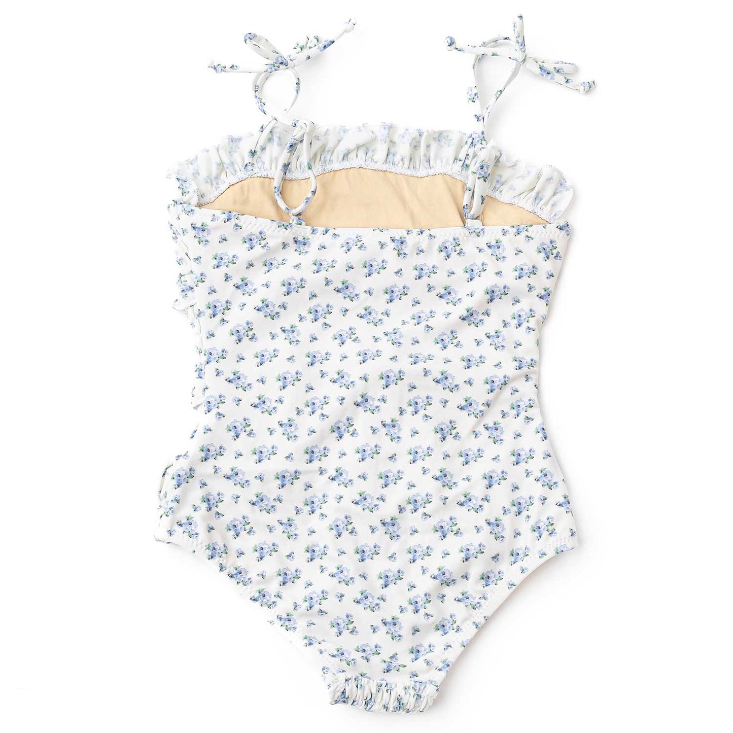 Smocked One-Piece | Cottage Floral Blue