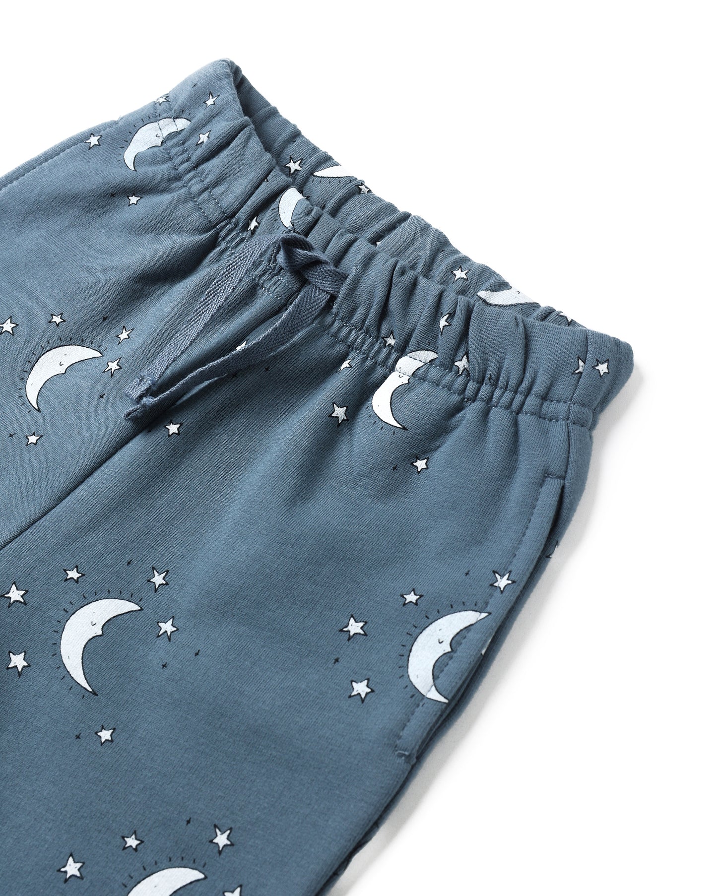 RELAXED FLEECE SWEATPANT || SILVER MOONS