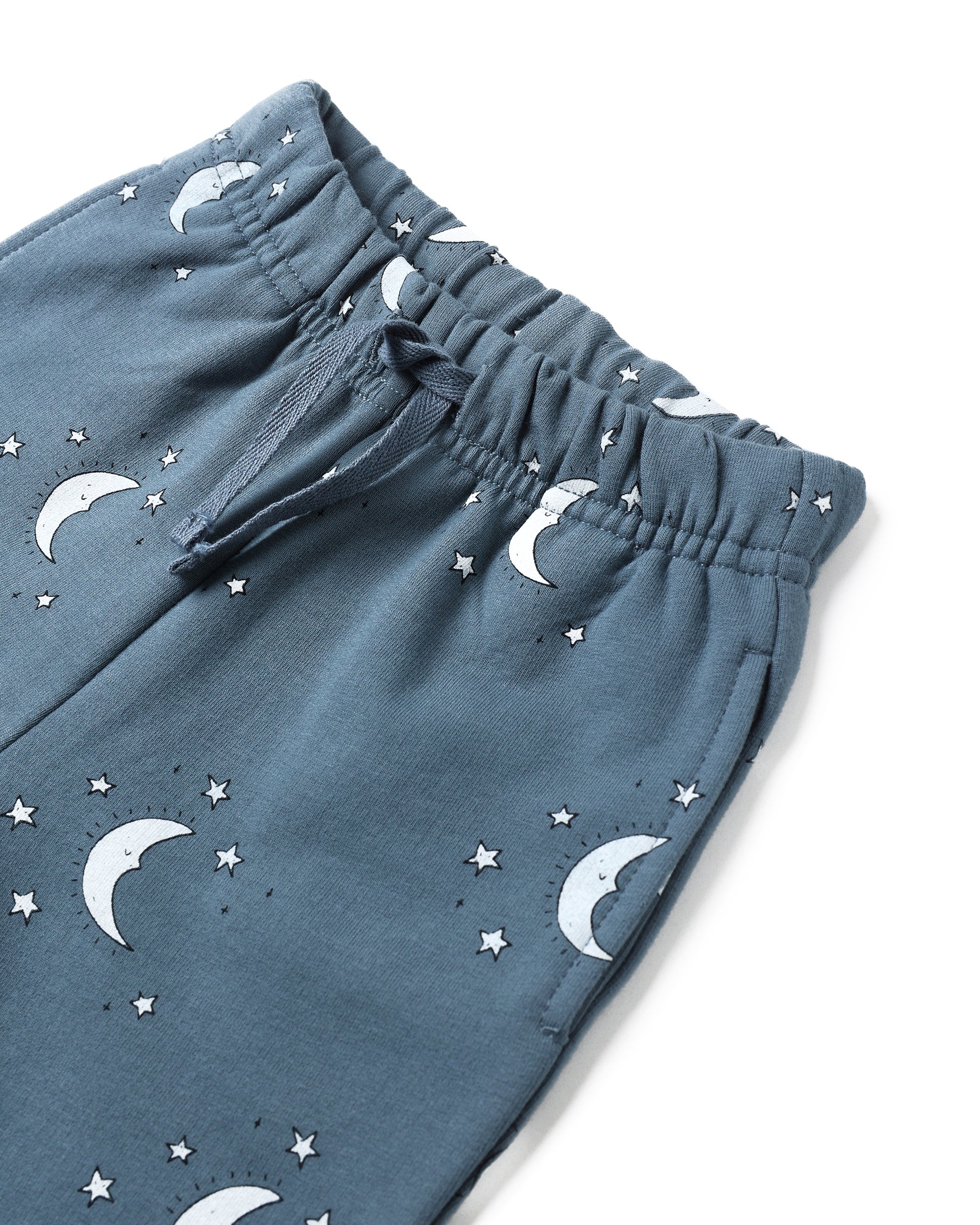 RELAXED FLEECE SWEATPANT || SILVER MOONS