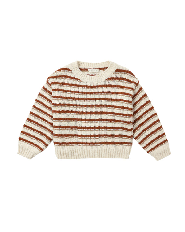ASPEN SWEATER || RUBY STRIPE