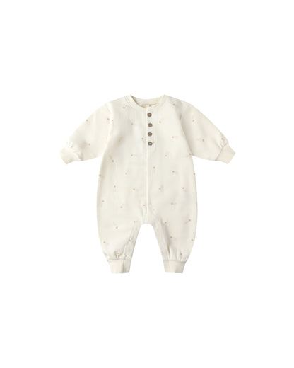 RELAXED FLEECE JUMPSUIT || SHOOTING STARS