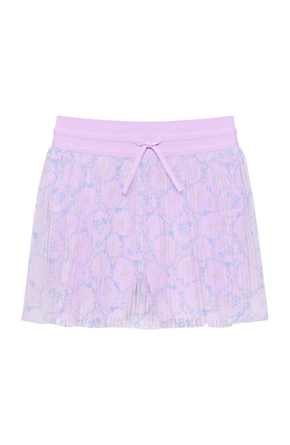 LAVENDER LOVE PLEATED SKORT