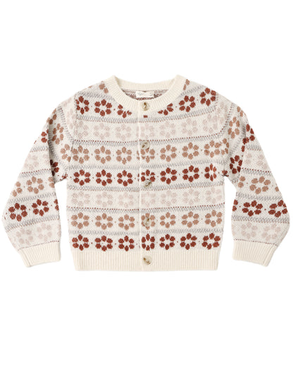 CHEYENNE CARDIGAN FLOWER FAIR ISLE