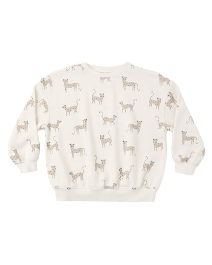 RELAXED SWEATSHIRT LEOPARDS