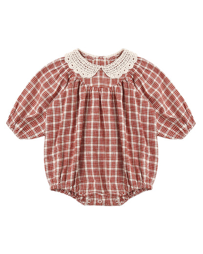HEIDI ROMPER VINTAGE PLAID