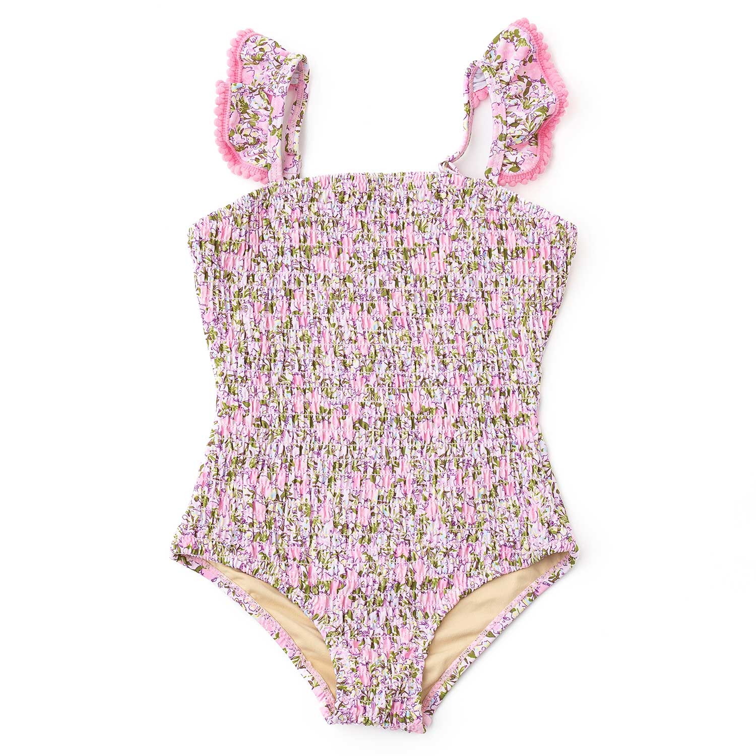 Smocked One-Piece | Blushing Blooms