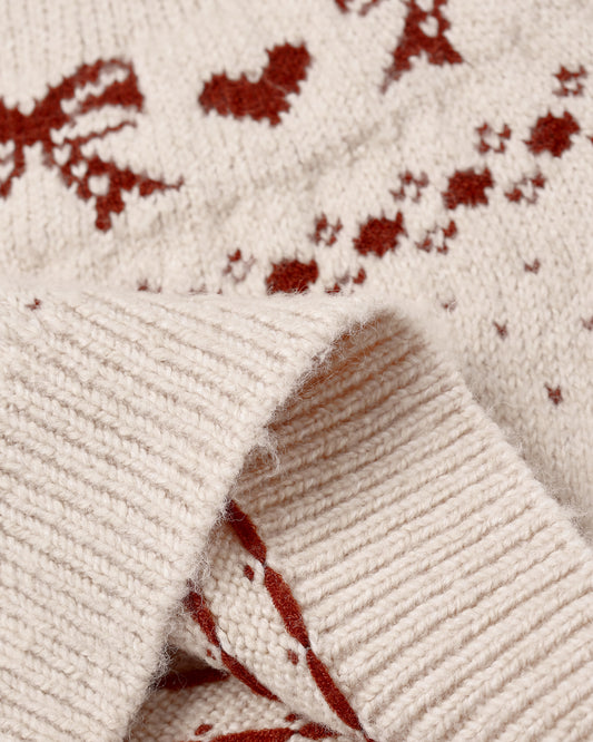 FAIR ISLE SWEATER || BOWS