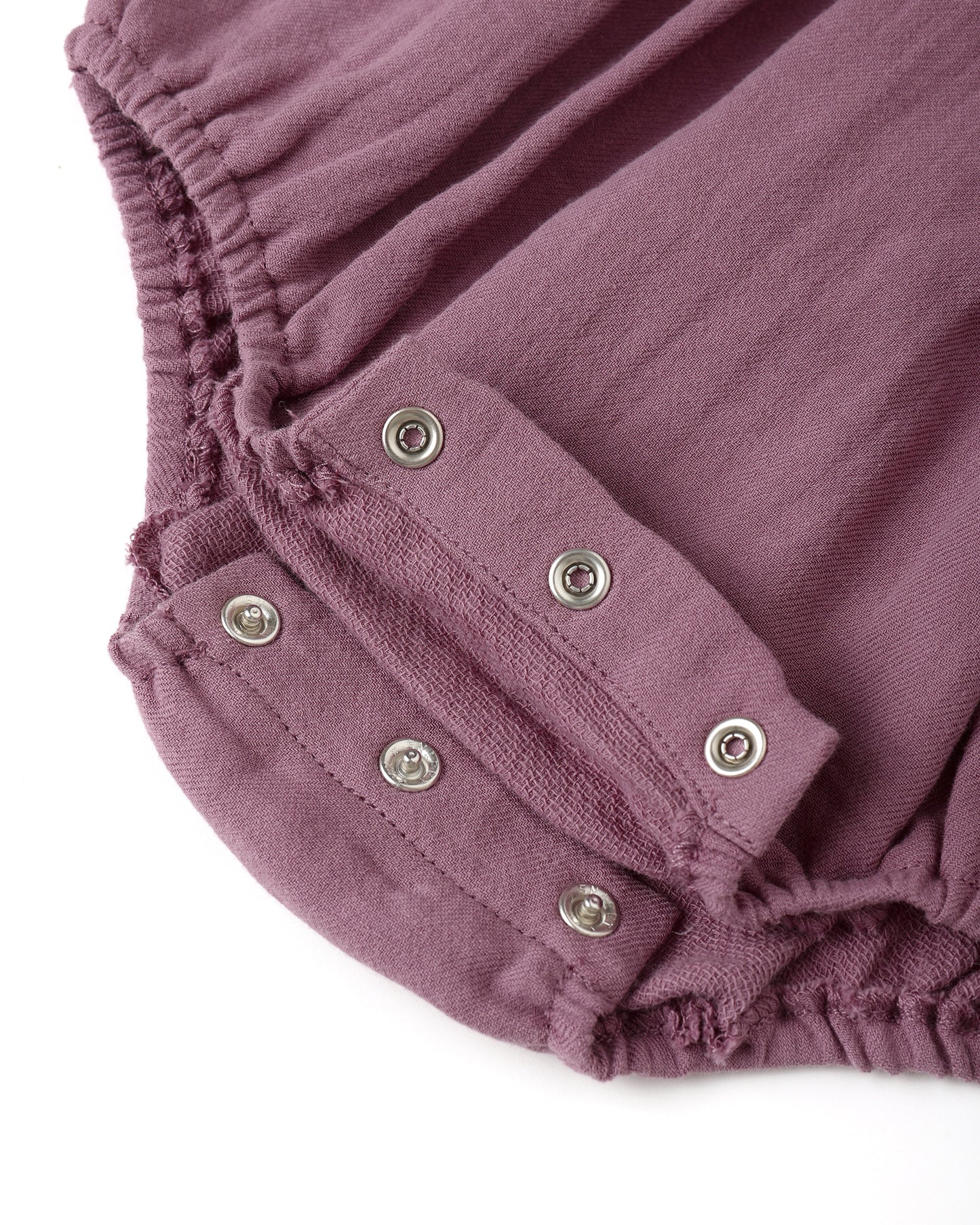 COLLARED ROMPER || MULBERRY