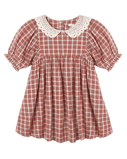 HEIDI DRESS VINTAGE PLAID