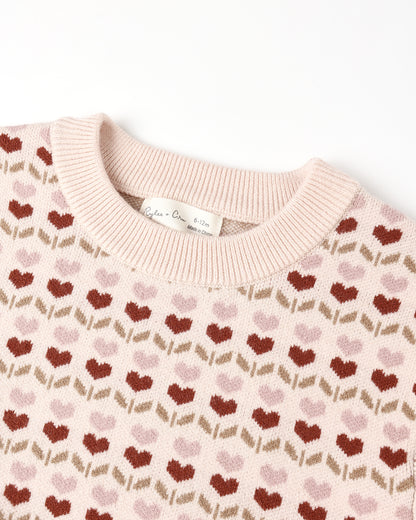 SHILOH SWEATER || RUBY HEARTS