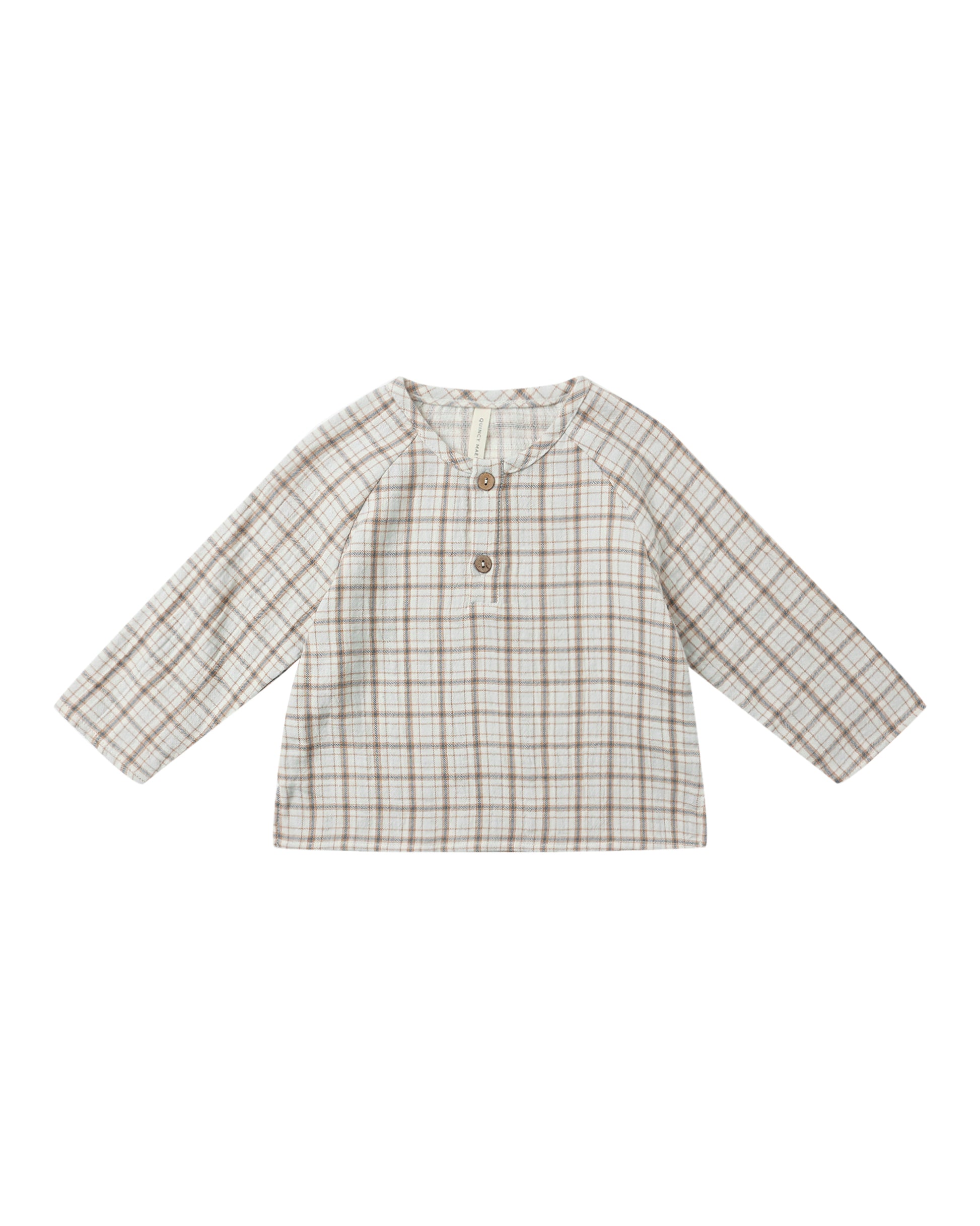 ZION SHIRT || BLUE PLAID