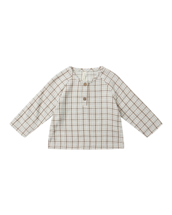 ZION SHIRT || BLUE PLAID