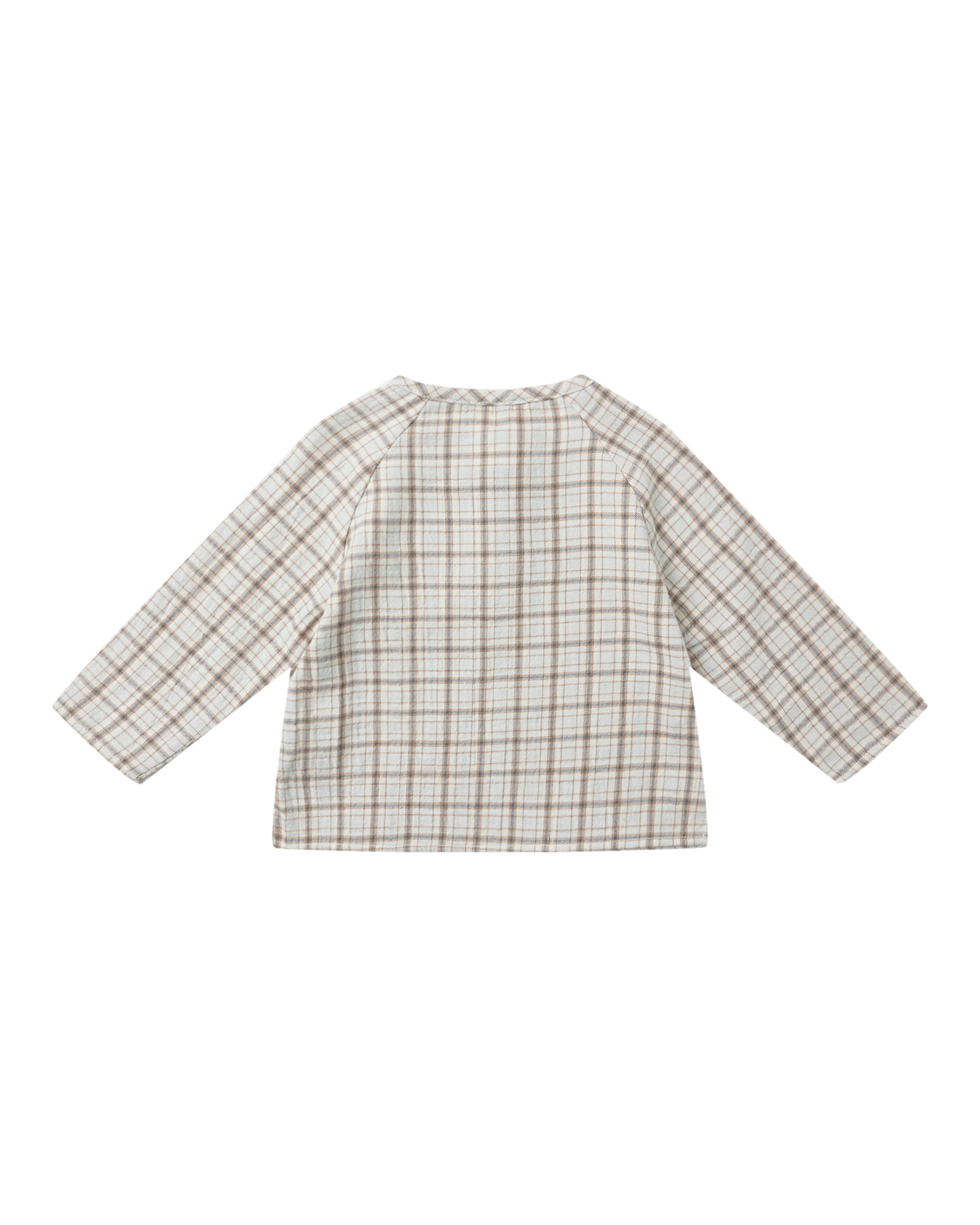 ZION SHIRT || BLUE PLAID