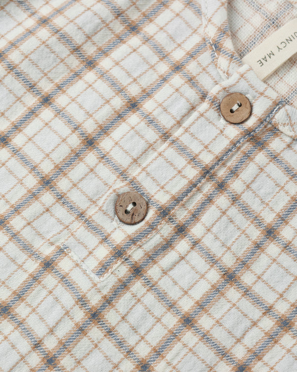 ZION SHIRT || BLUE PLAID