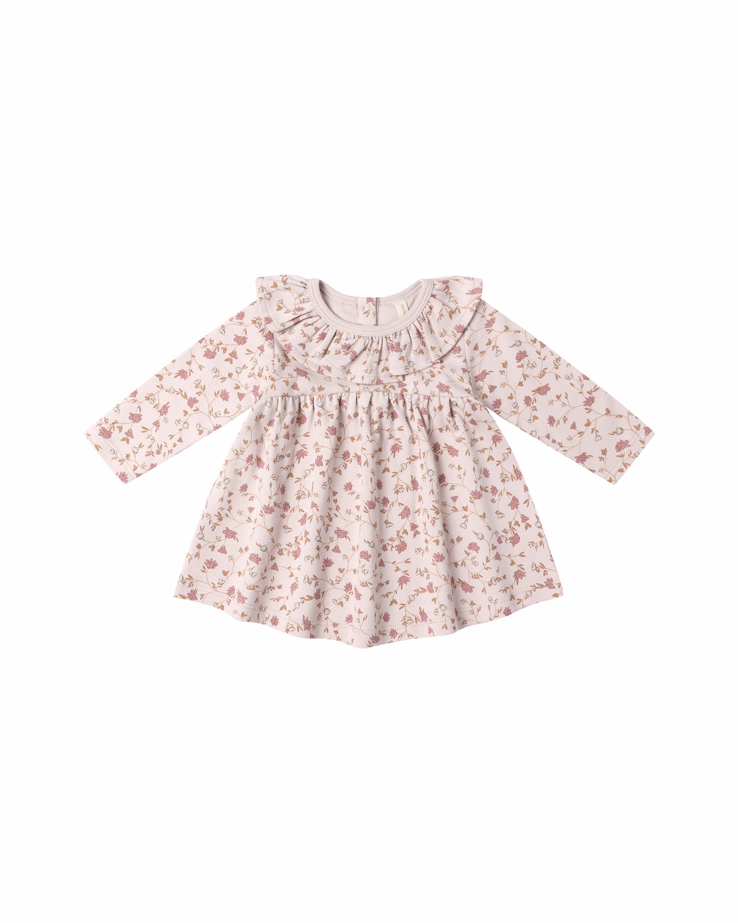 RUFFLE COLLAR JERSEY DRESS || GARDEN