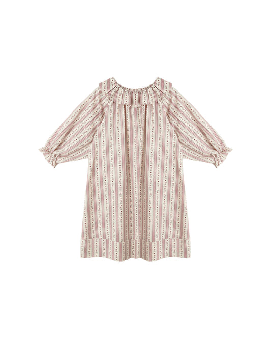 GIRL'S NIGHTGOWN || CANDY CANE STRIPE