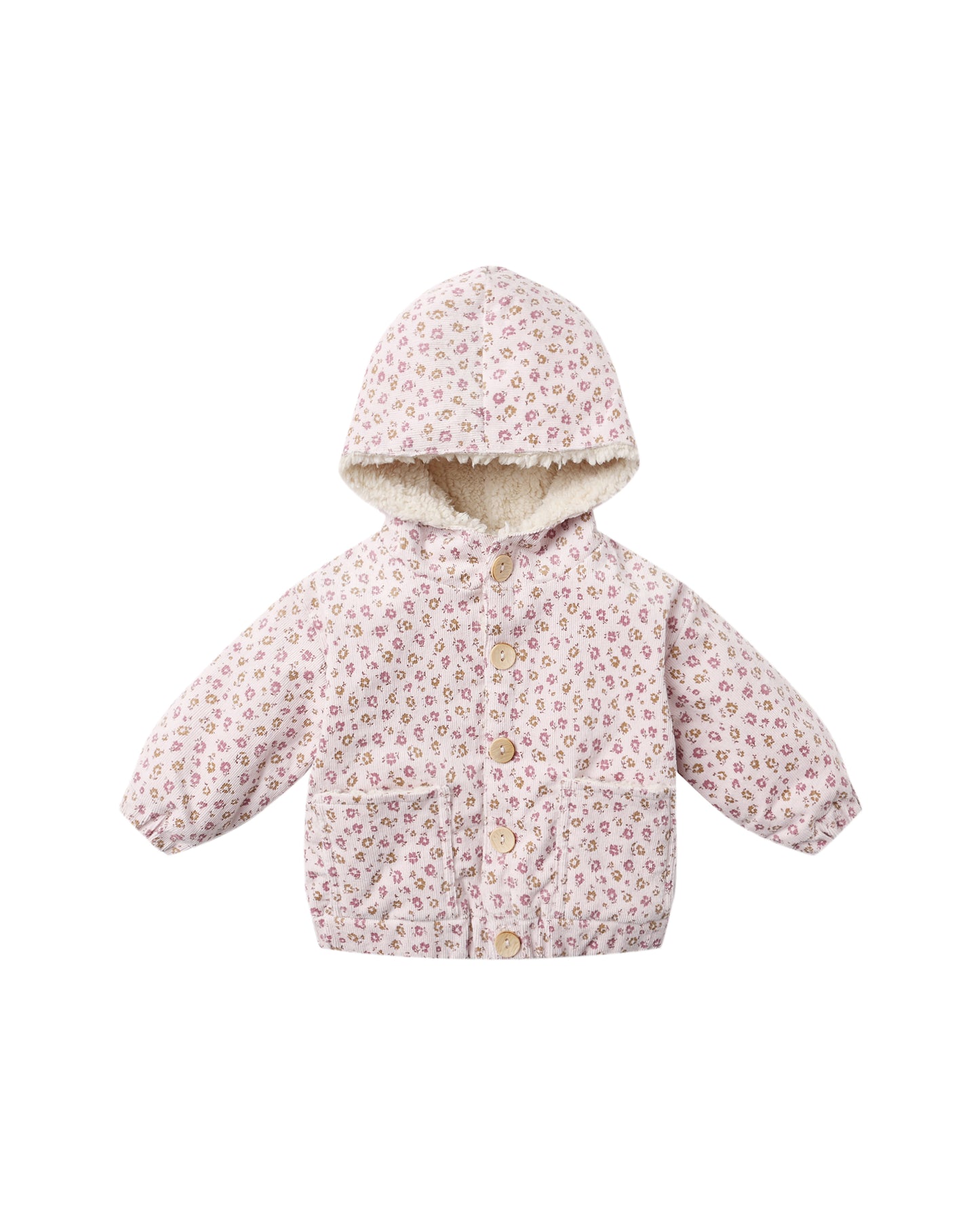 CORDUROY HOODED JACKET || WILDFLOWERS