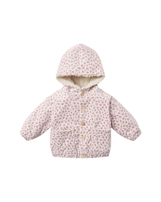 CORDUROY HOODED JACKET || WILDFLOWERS