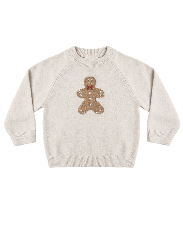 RELAXED RAGLAN SWEATER GINGERBREAD MAN