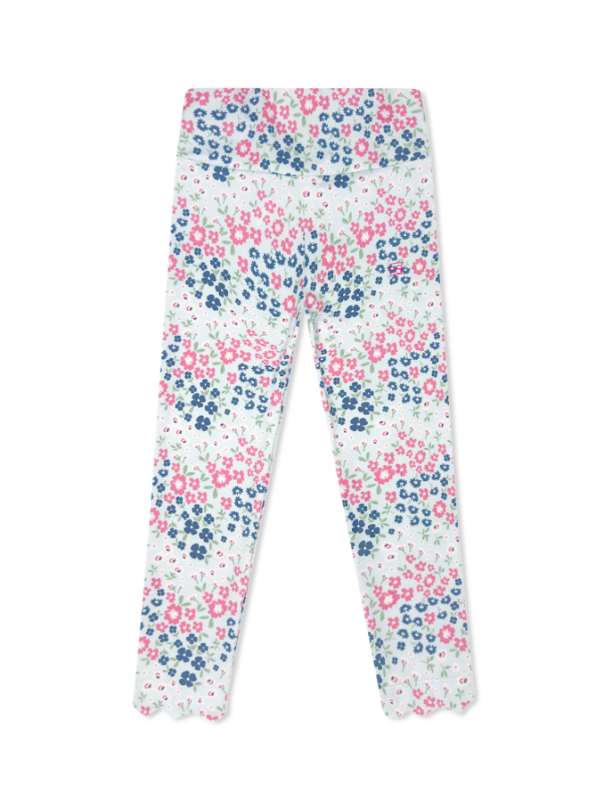 Sadie Scallop Legging | Baton Rouge Blooms