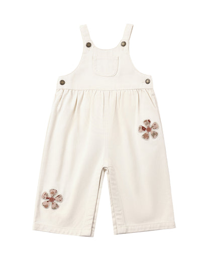 WIDE LEG OVERALL DAISY PATCHES