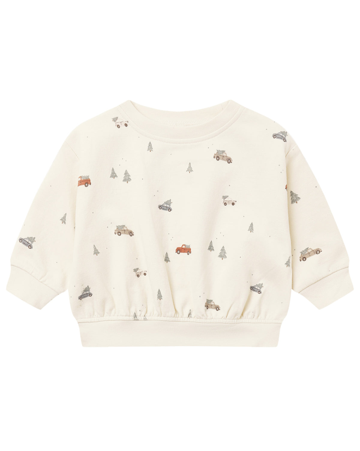 RELAXED FLEECE SWEATSHIRT HOLIDAY DRIVE