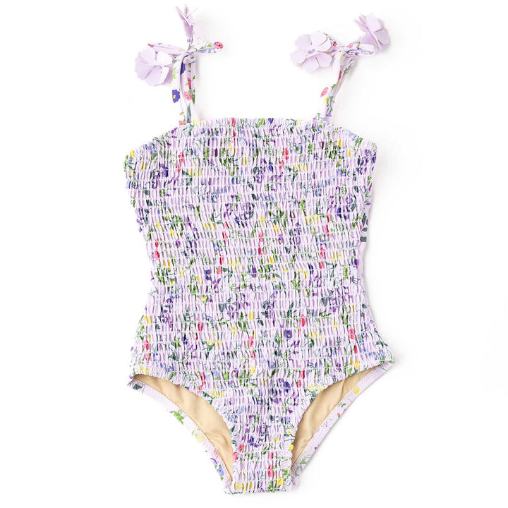 Smocked One-Piece | Wildflower Fields