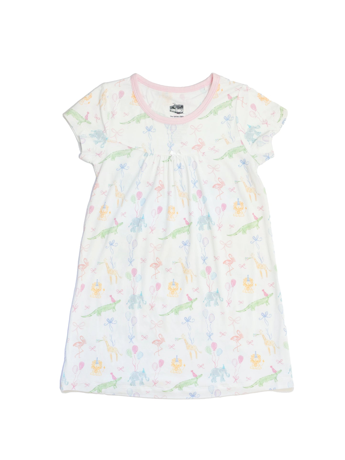 Birthday Zoo Animals Bamboo Dress