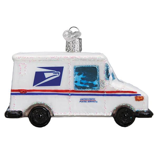 USPS Mail Truck Ornament