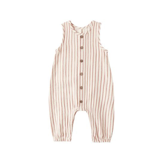 WOVEN JUMPSUIT VINTAGE STRIPE