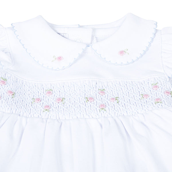 Charlotte's Classics Smocked Collared Dress