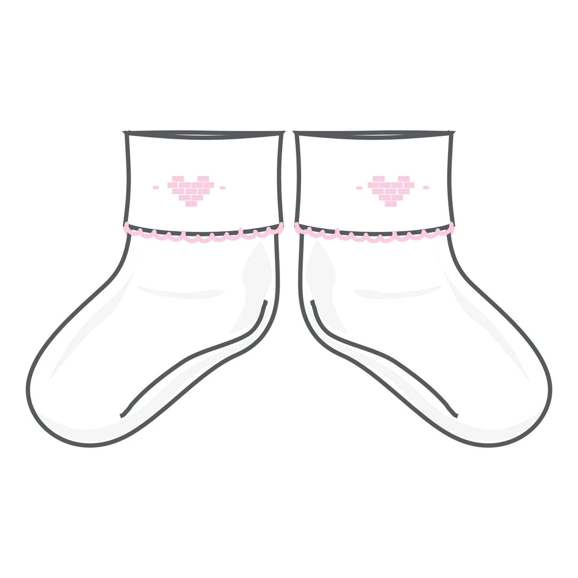 Valentine's Classics Embroidered Socks