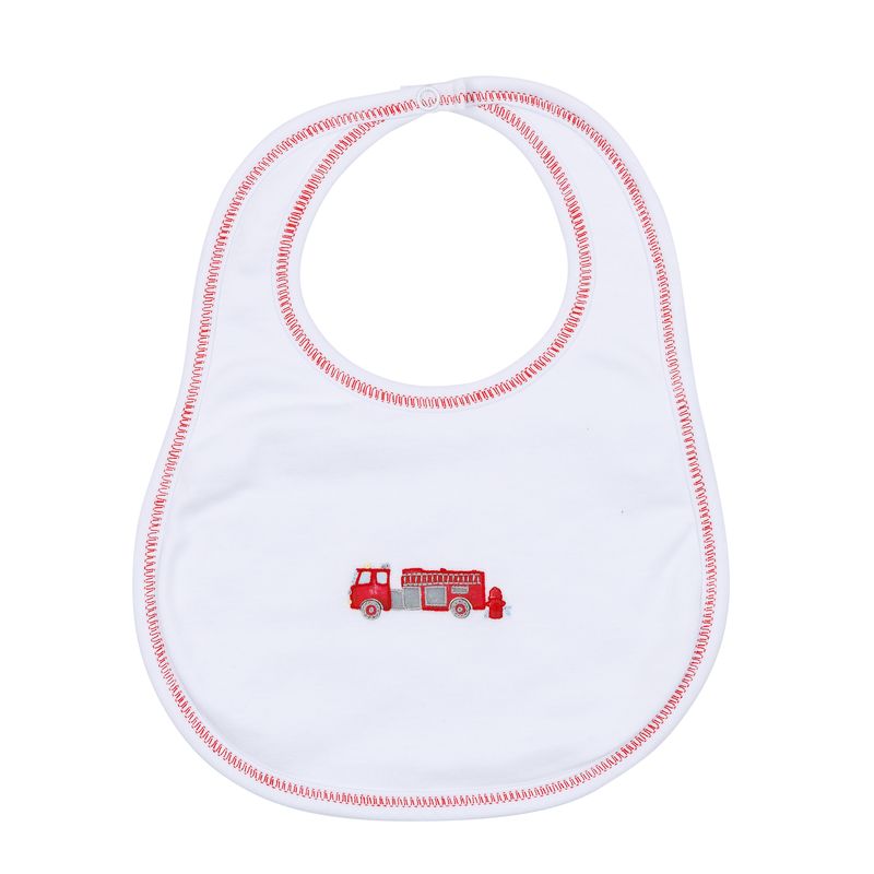 To the Rescue Embroidered Bib