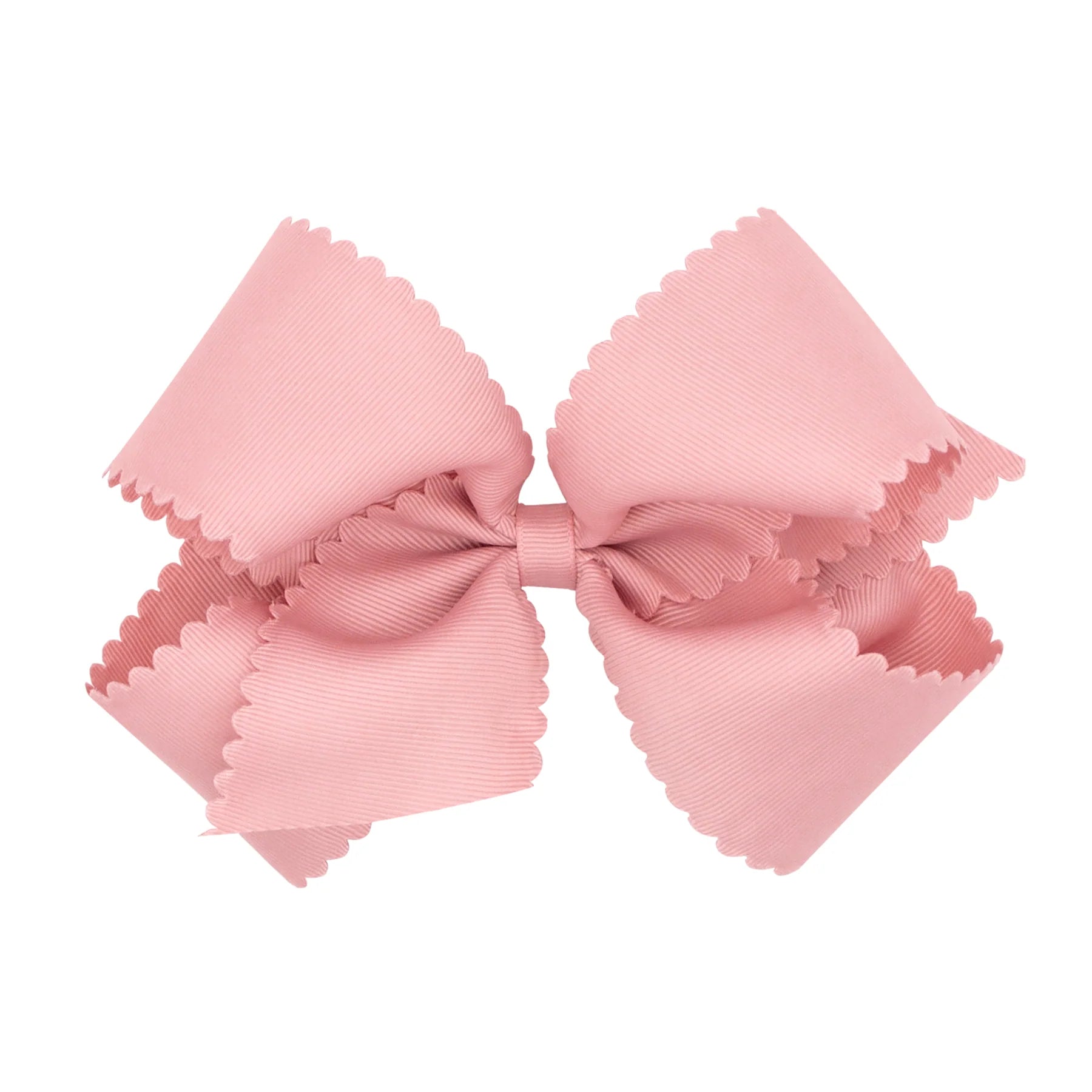 King Scallop Edge Grosgrain Hair Bow | Nectar
