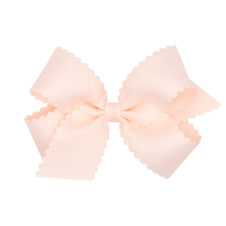 King Scallop Edge Grosgrain Hair Bow | Sideshow Rose