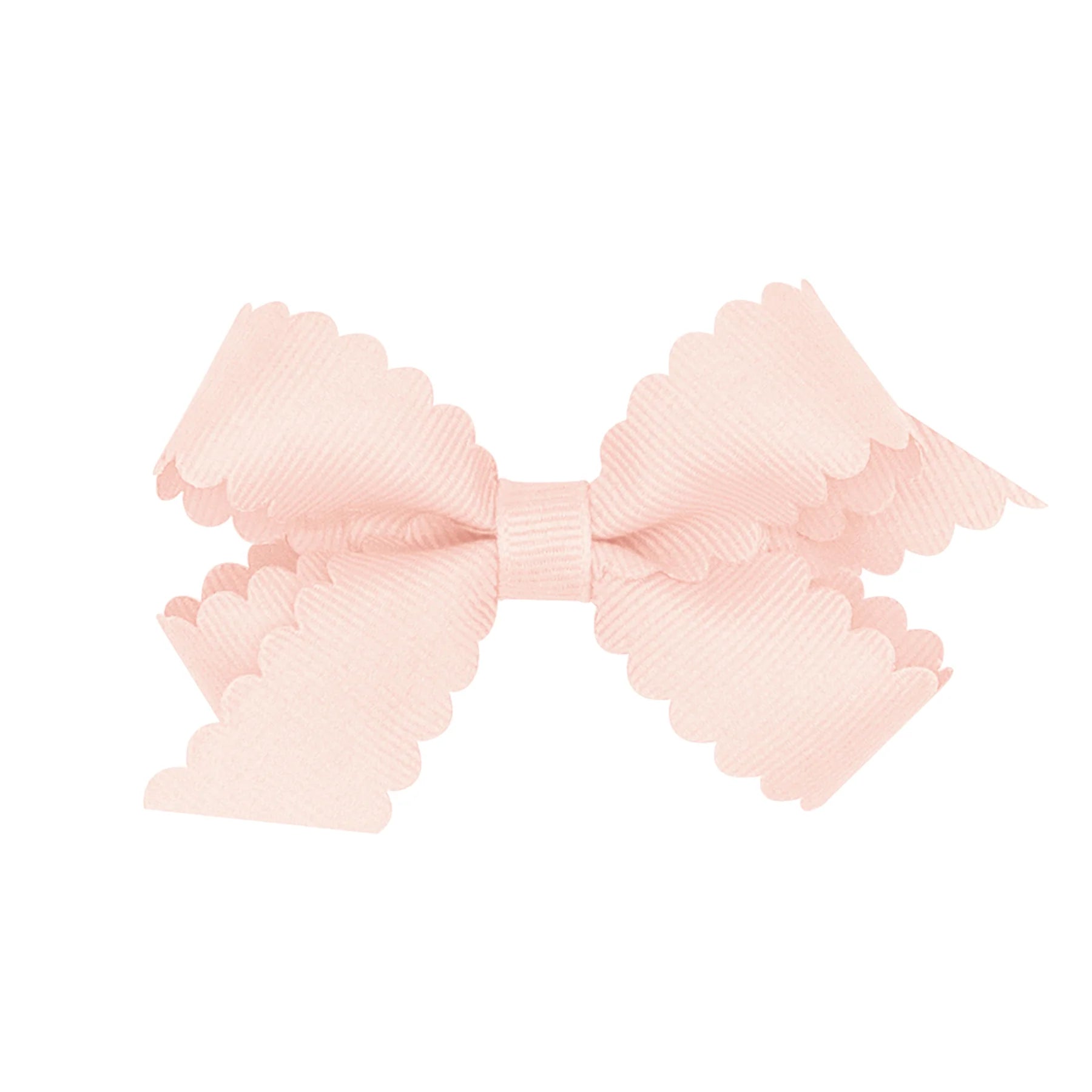 Mini Grosgrain Scalloped Edge Girls Hair Bow | Sideshow Rose